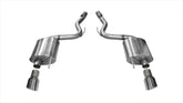 Axle-Back Touring Exhaust (Polished Tips) for Mustang 5.0L GT 2015-17 | #14329  | Corsa Performance